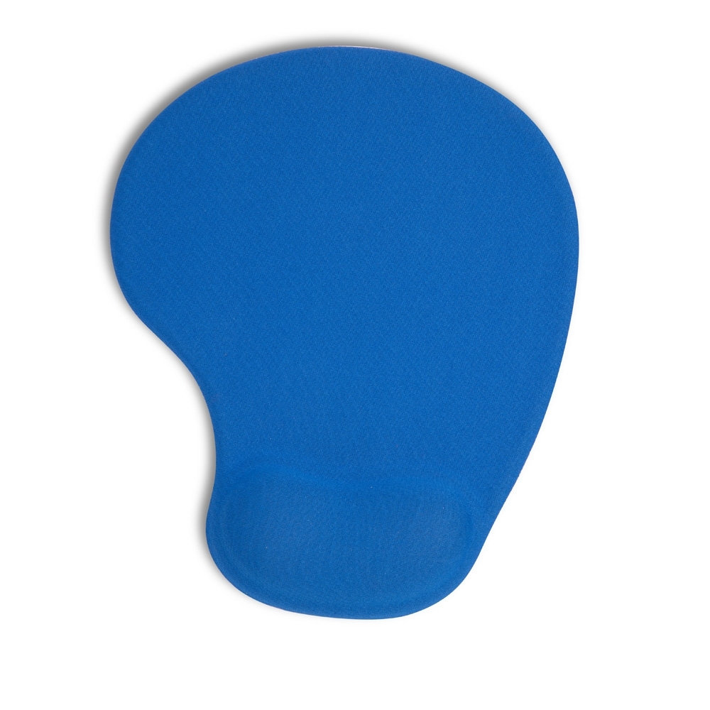 Mouse pad ergonômico de neoprene com apoio de silicone modelo 2 personalizado com a logo da empresa