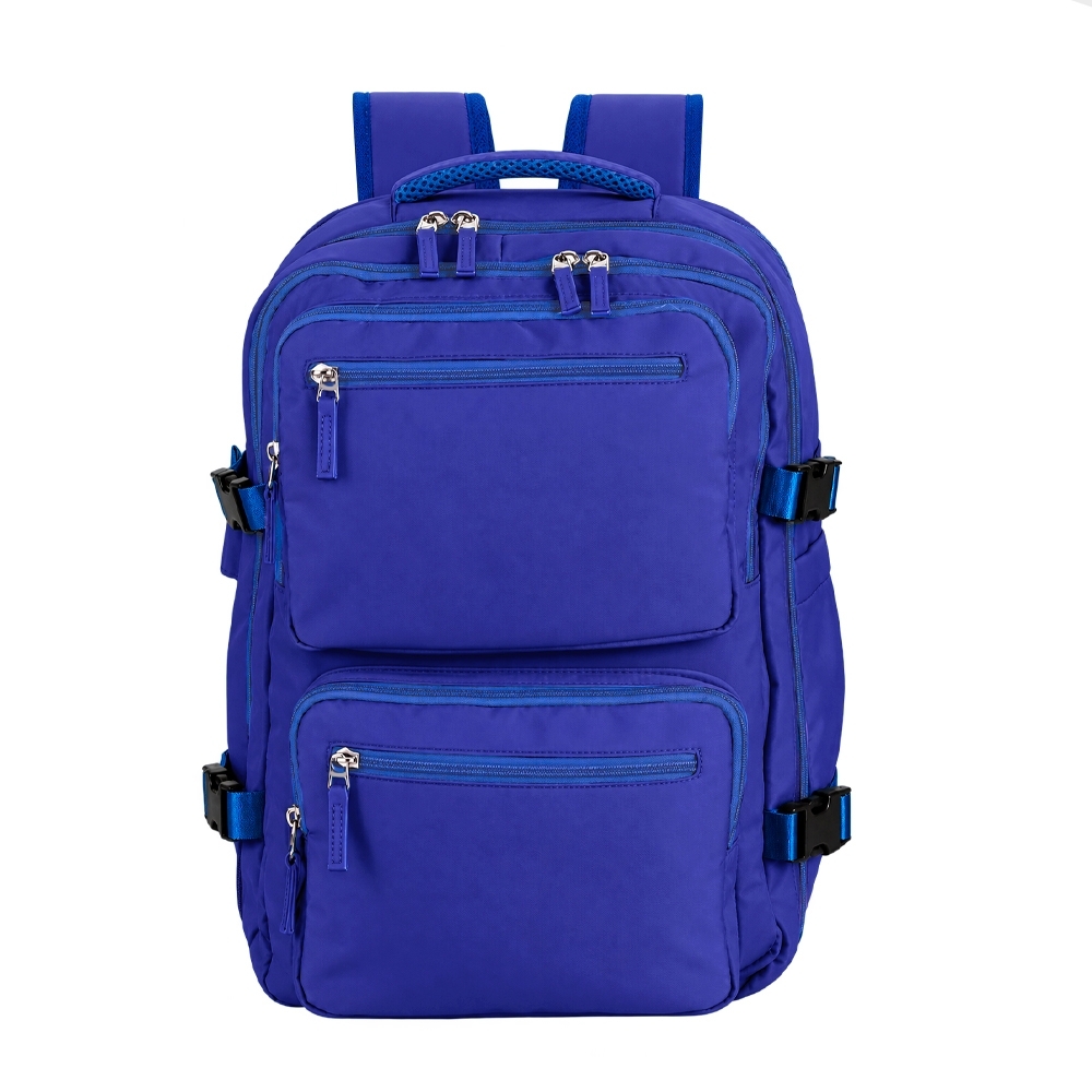 Mochila expansível 36 litros para notebook personalizada com a logo da empresa