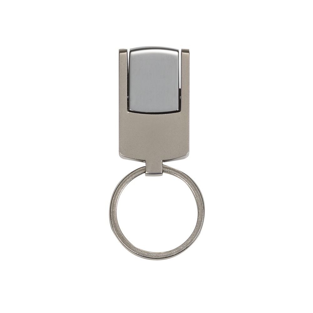 Pen drive chaveiro metal retrátil 4 GB personalizado com a logo da empresa