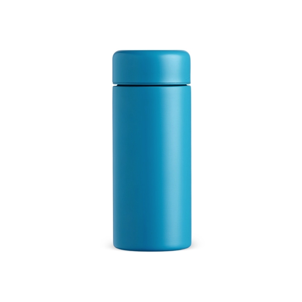 Garrafa térmica 200 ml de inox personalizada com a logo da empresa