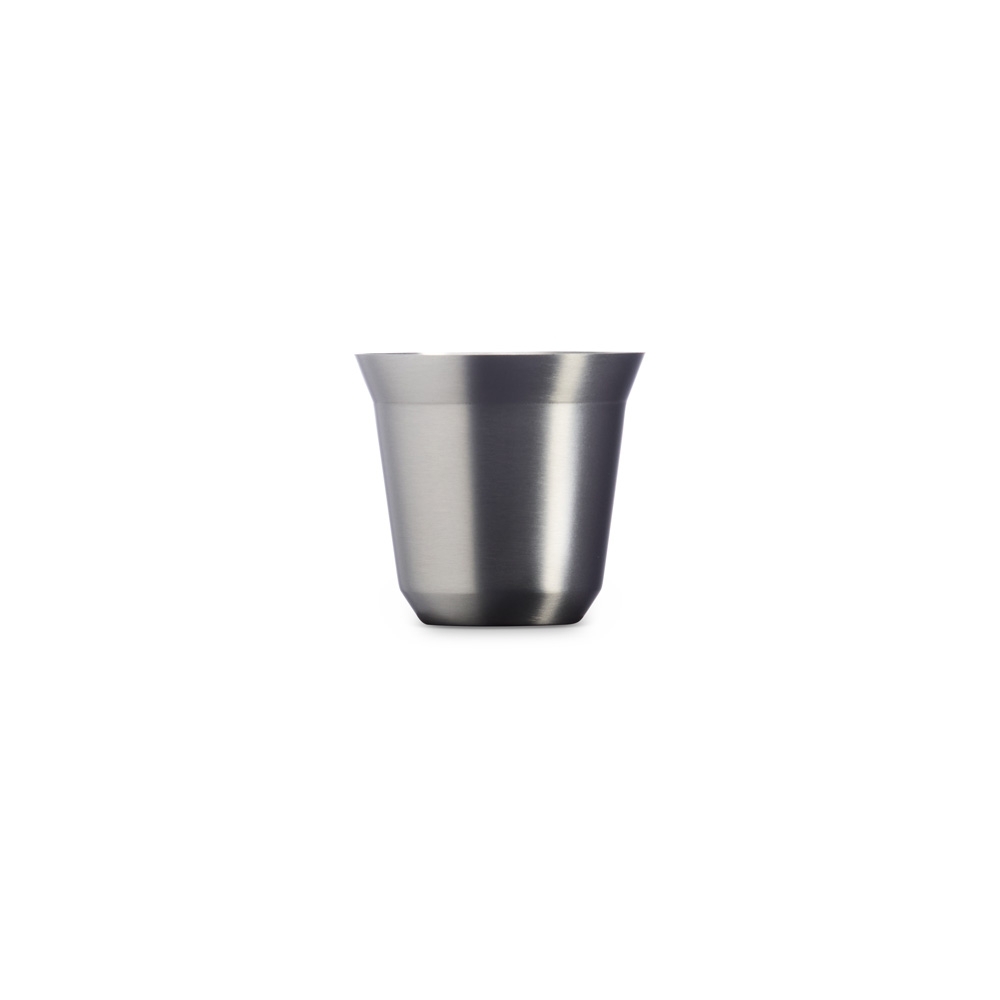 Copo inox 100 ml personalizado com a logo da empresa