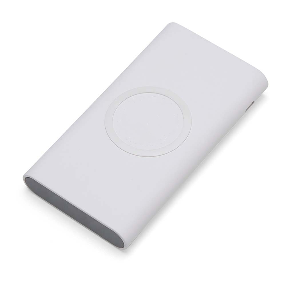 Power bank 8000 mAh com indução personalizado com a logo da empresa