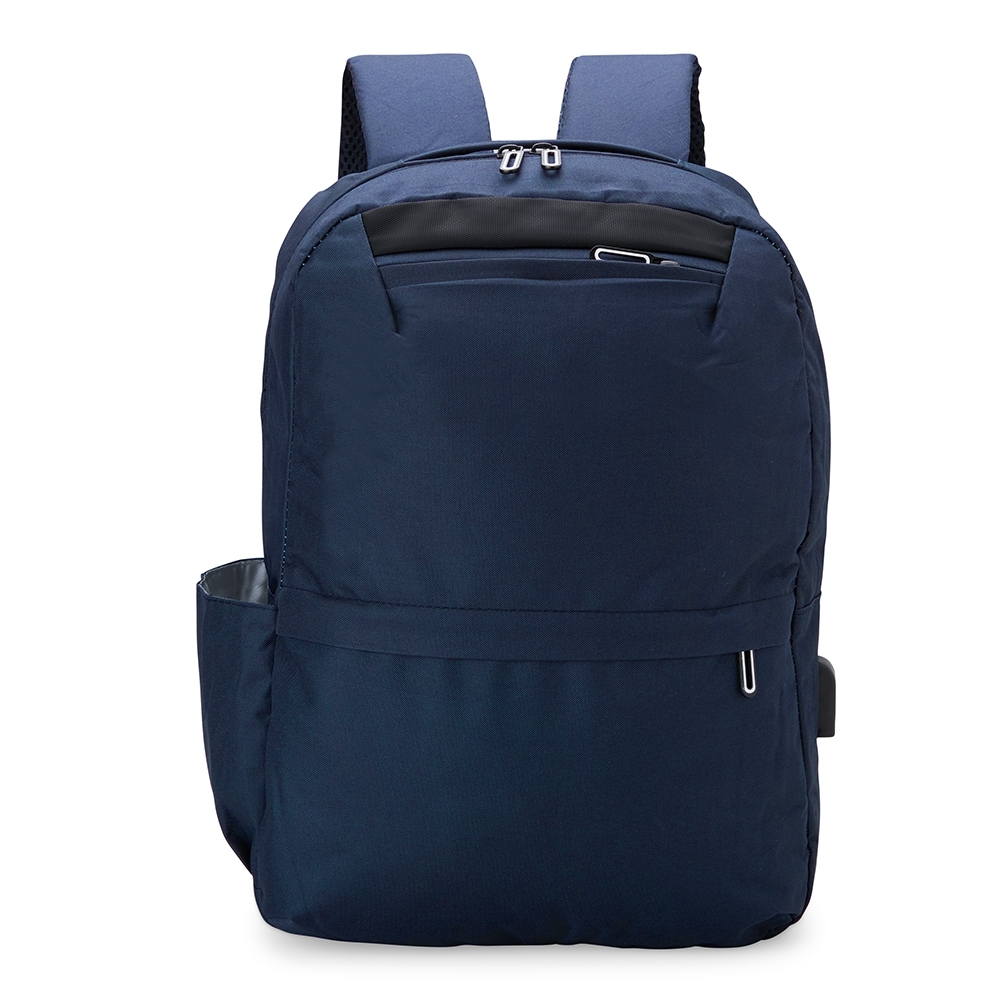 Mochila de nylon USB 24 litros para notebook com 3 compartimentos