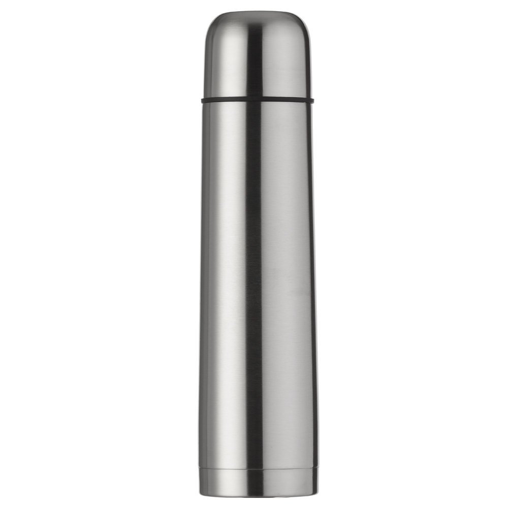 Garrafa térmica 1 litro de inox com capa e alça personalizada com a logo da empresa