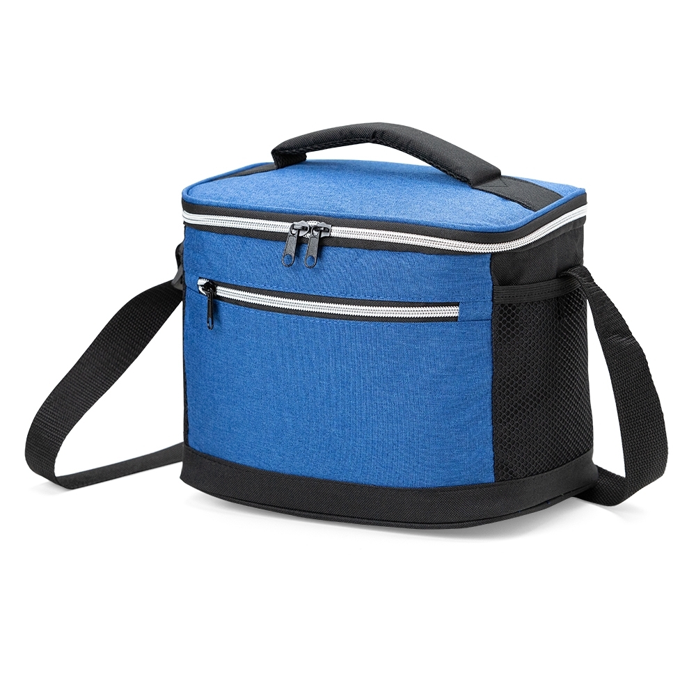 Bolsa térmica 10 litros de nylon com 2 compartimentos, foto 1