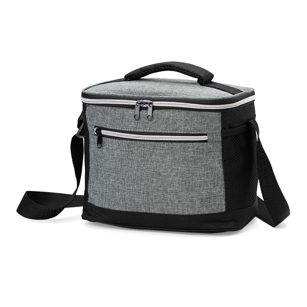 Bolsa térmica 10 litros de nylon com 2 compartimentos, foto 2