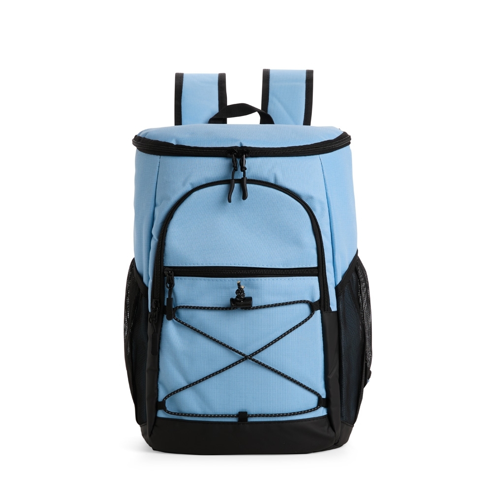 Mochila térmica poliéster 13 litros com 2 compartimentos personalizada com a logo da empresa