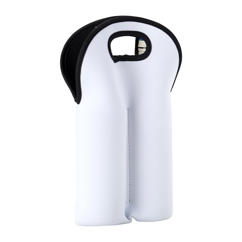 Porta garrafas isotérmico duplo de neoprene personalizado com a logo da empresa