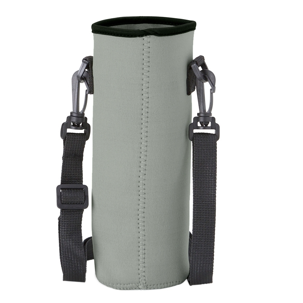 Porta copo ou garrafa isotérmica esportiva de neoprene personalizado com a logo da empresa