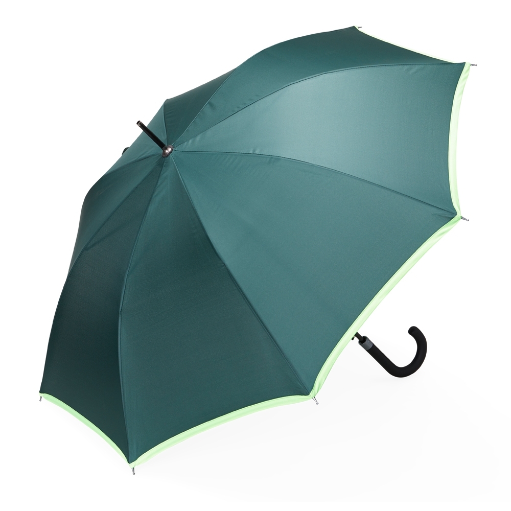 Guarda-chuva automático com 8 varetas personalizado com a logo da empresa, na cor verde