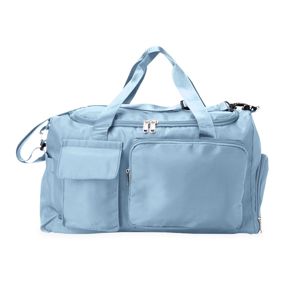 Bolsa esportiva 28 litros de poliéster personalizada com a logo da empresa