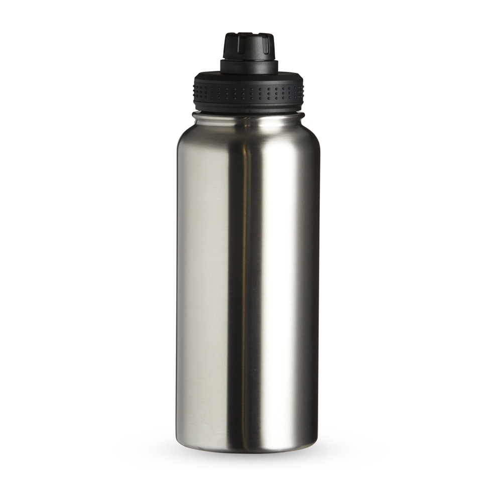 Garrafa térmica inox 1 litro com alça personalizada com a logo da empresa