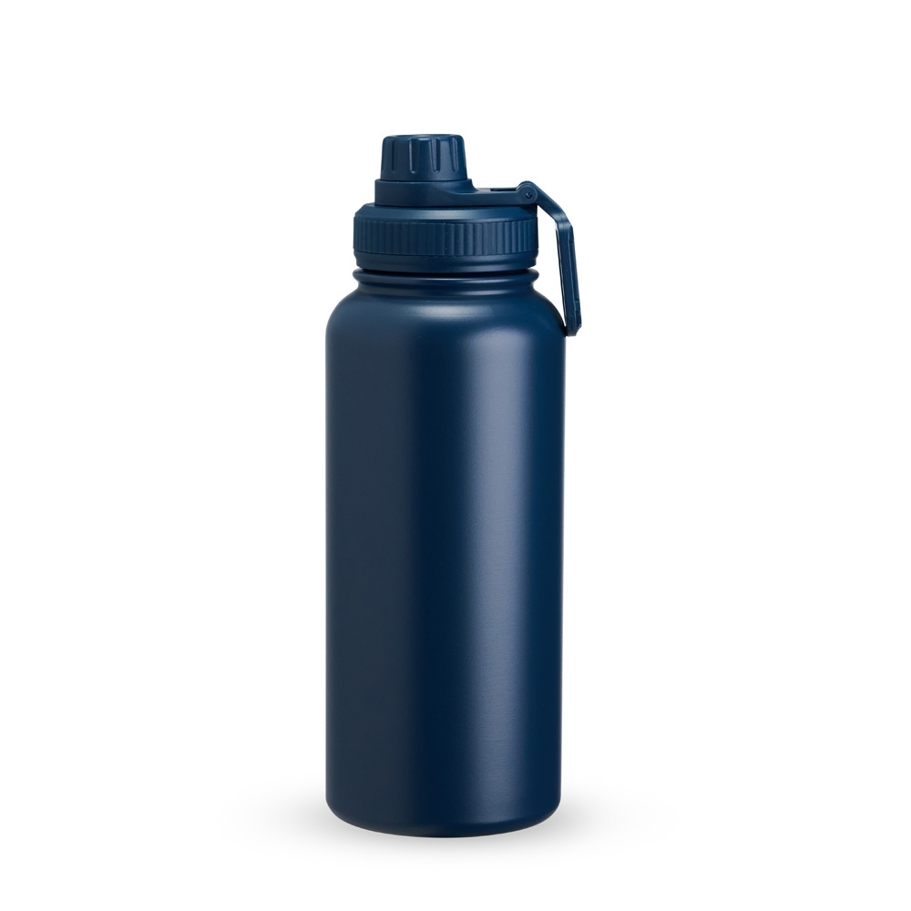 Garrafa térmica inox 1 litro personalizada com a logo da empresa