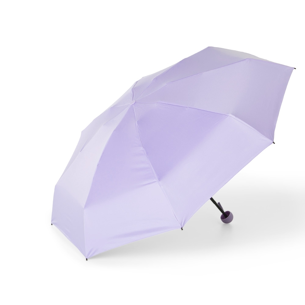 Guarda-chuva upf50+ de poliéster com 8 varetas personalizado com a logo da empresa, na cor roxo