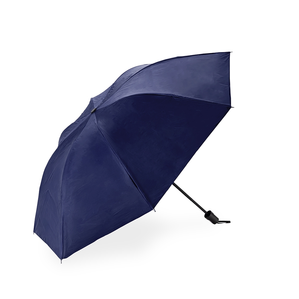 Guarda-chuva manual de nylon com forro de vinil, 8 varetas e capa personalizado com a logo da empresa, na cor laranja