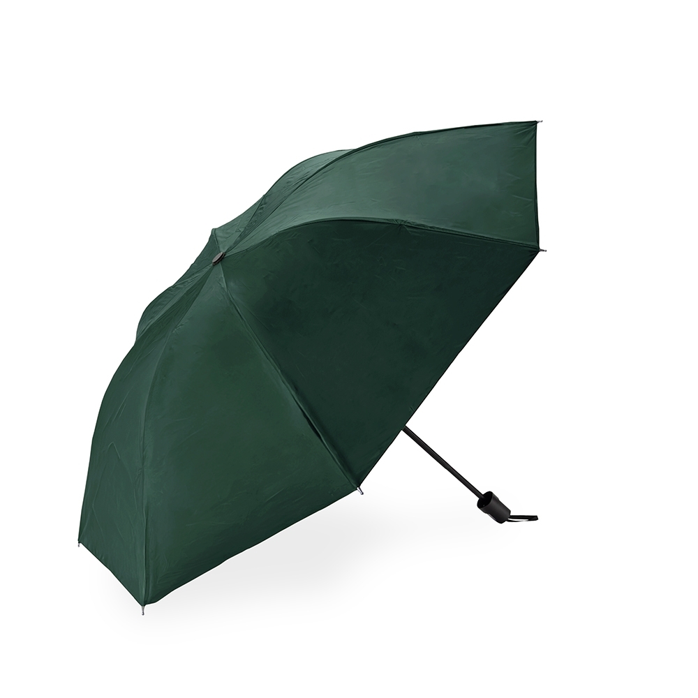 Guarda-chuva manual de nylon com forro de vinil, 8 varetas e capa personalizado com a logo da empresa, na cor verde