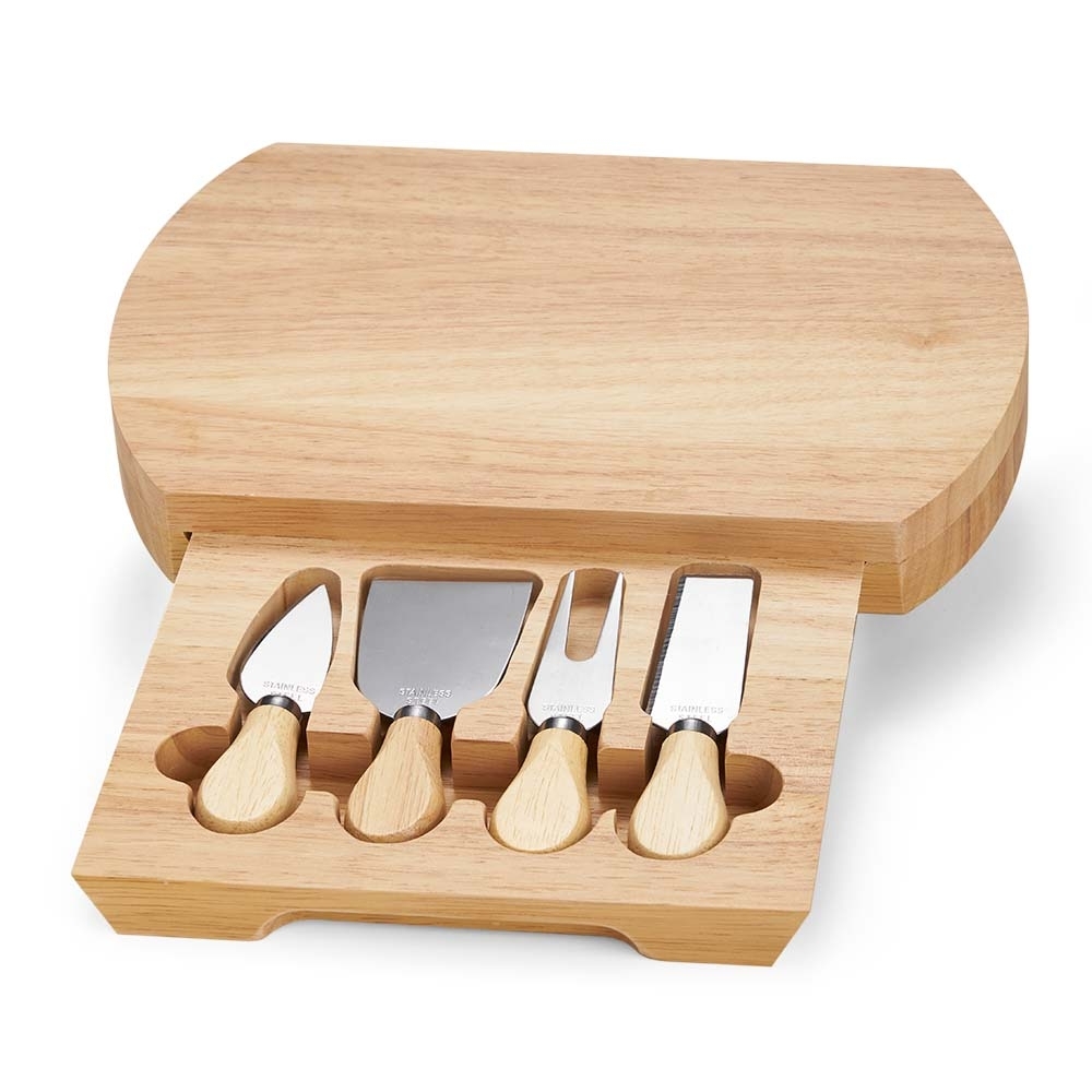 Kit queijo 5 peças personalizado com a logo da empresa