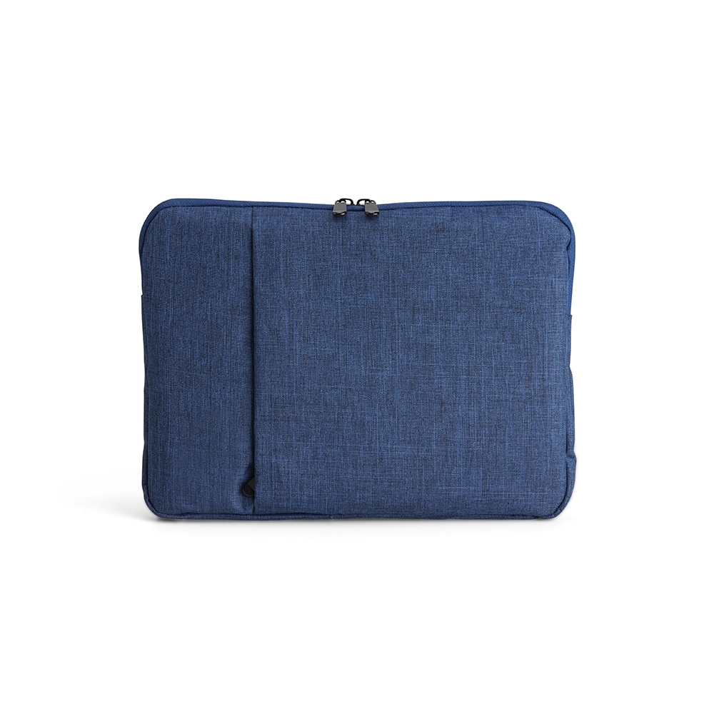 Pasta de poliéster para tablet e notebook 12,4 com 2 compartimentos personalizada com a logo da empresa