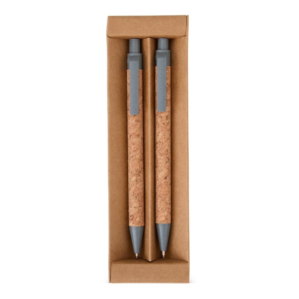 Kit ecológico caneta e lapiseira cortiça, foto 4