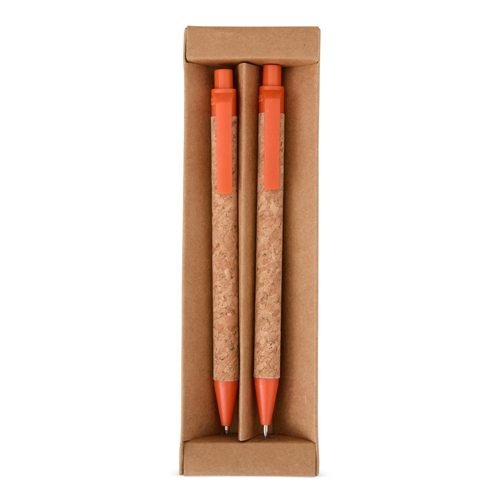 Kit ecológico caneta e lapiseira cortiça, foto 5