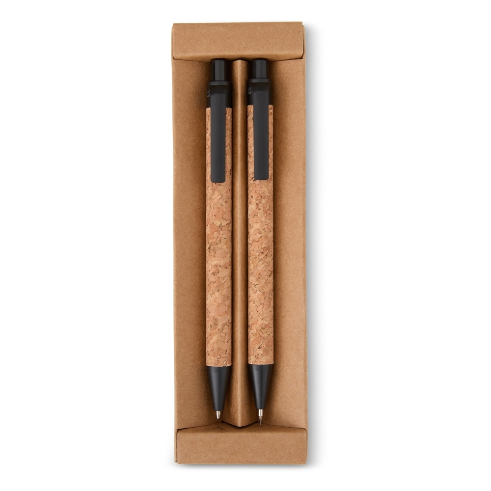 Kit ecológico caneta e lapiseira cortiça, foto 6