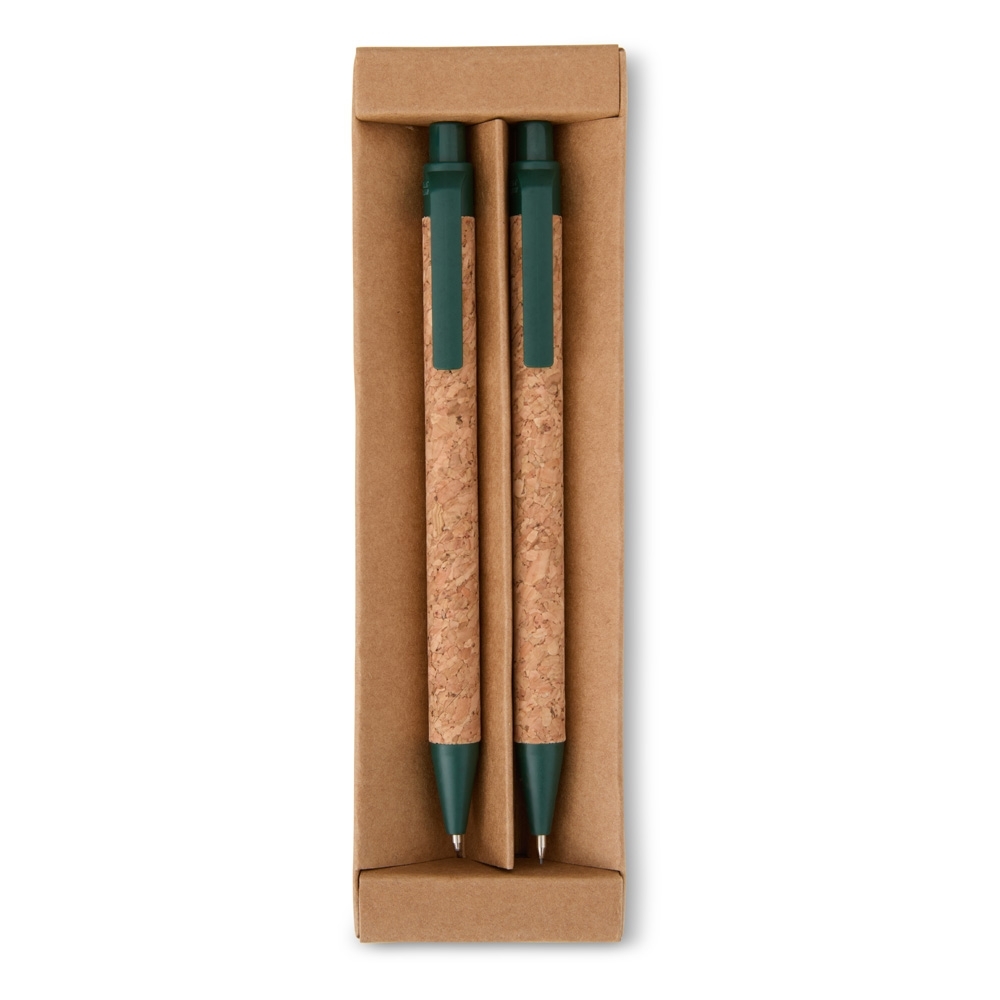 Kit ecológico caneta e lapiseira cortiça, foto 8