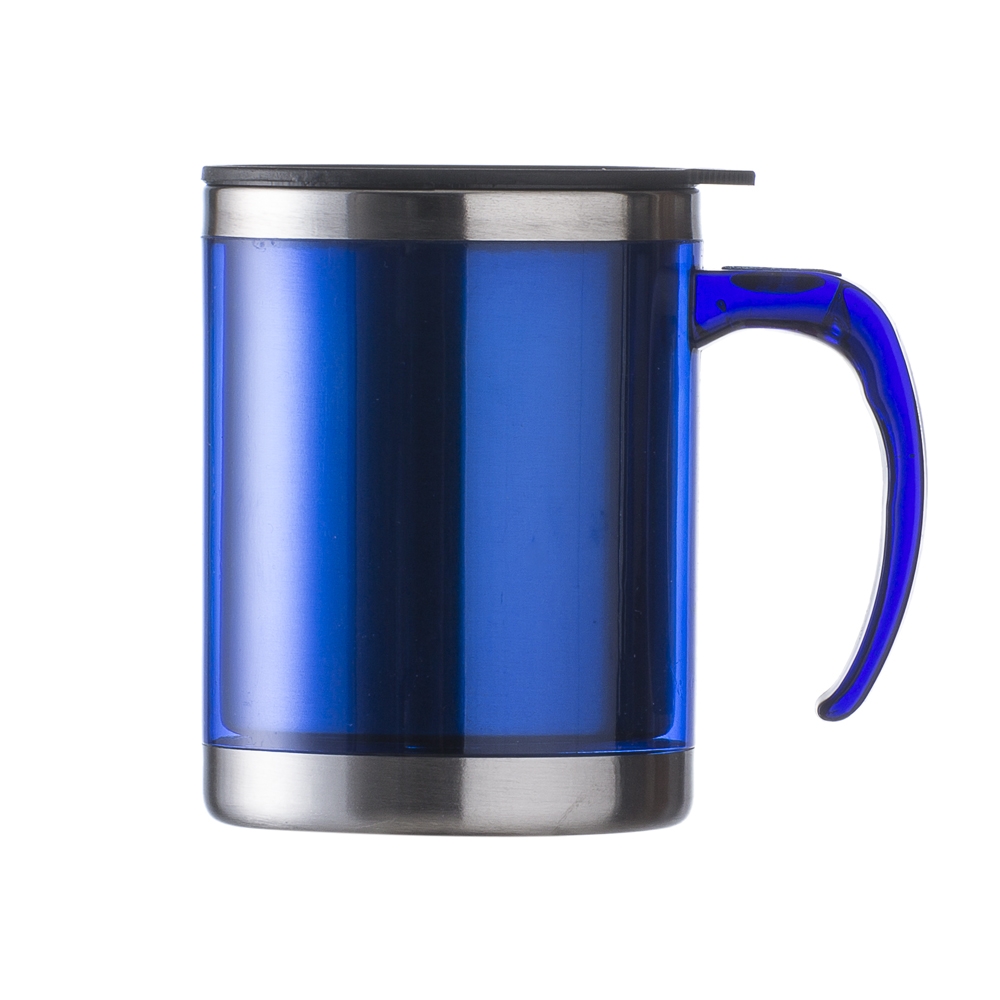 Caneca acrílica 400 ml com tampa personalizada com a logo da empresa