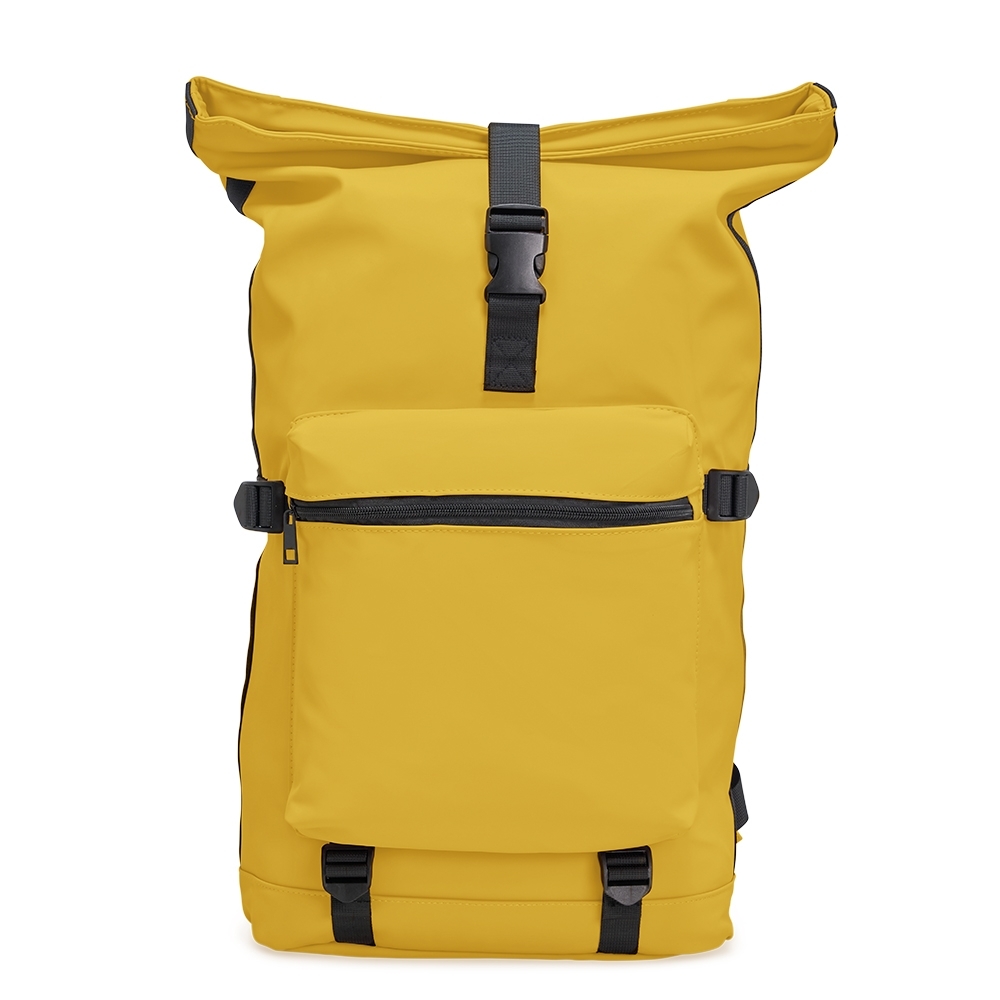 Mochila de couro sintético 41 litros para notebook personalizada com a logo da empresa