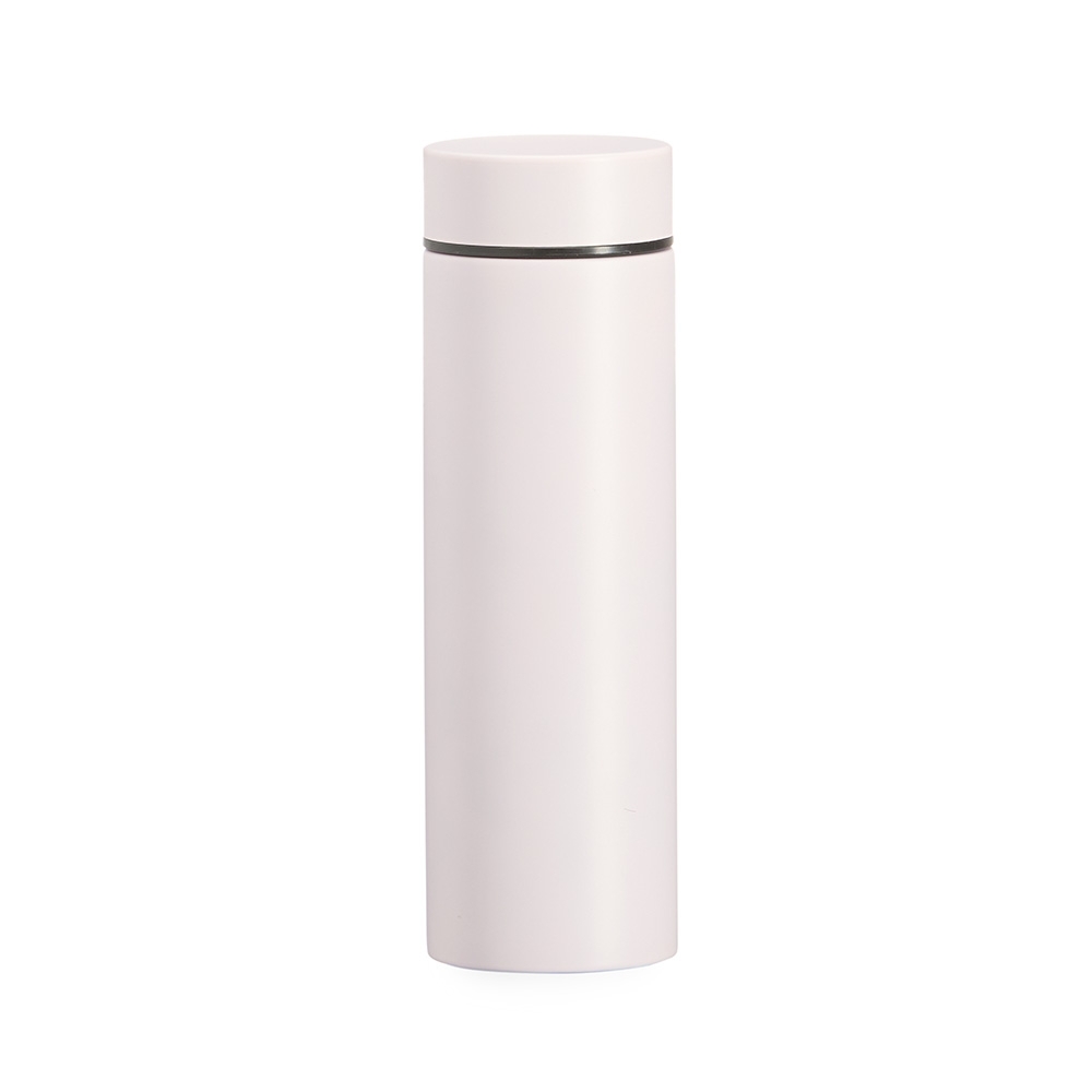 Garrafa térmica 240 ml de inox personalizada com a logo da empresa