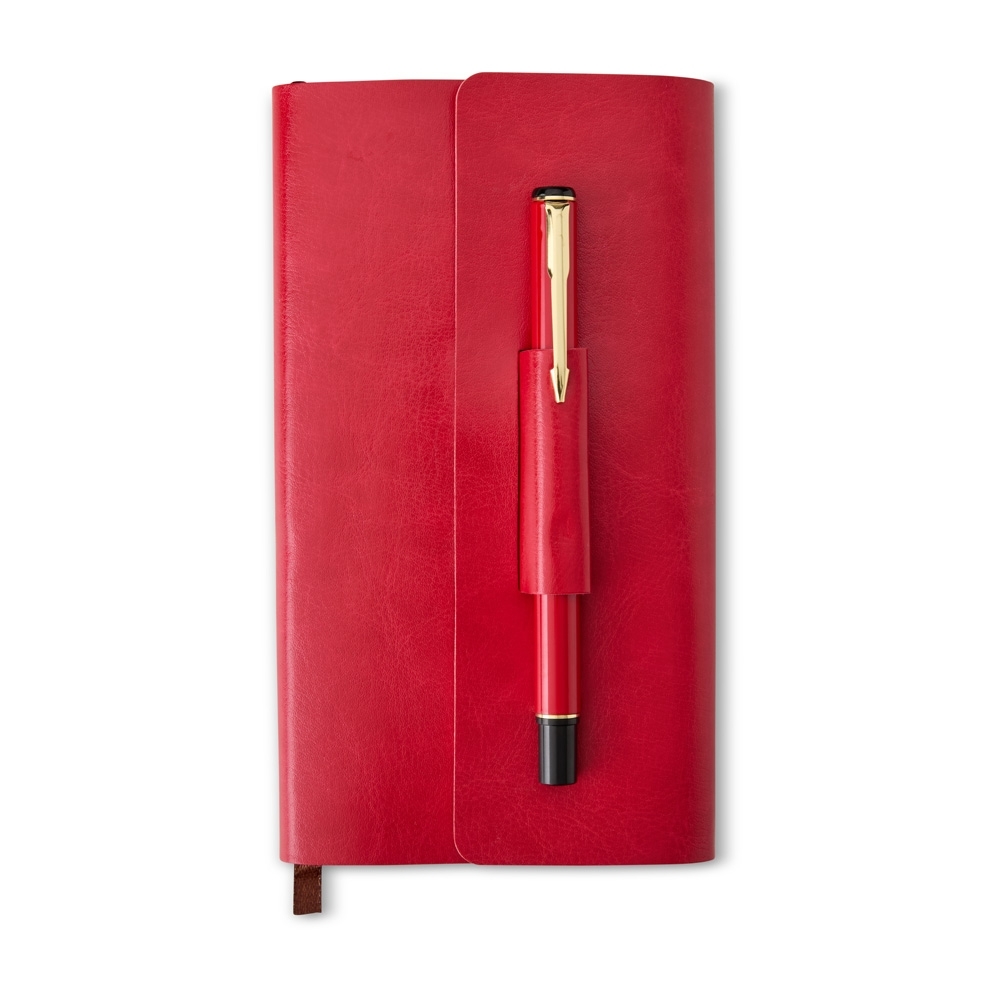 Kit para anotações com caneta personalizado com a logo da empresa