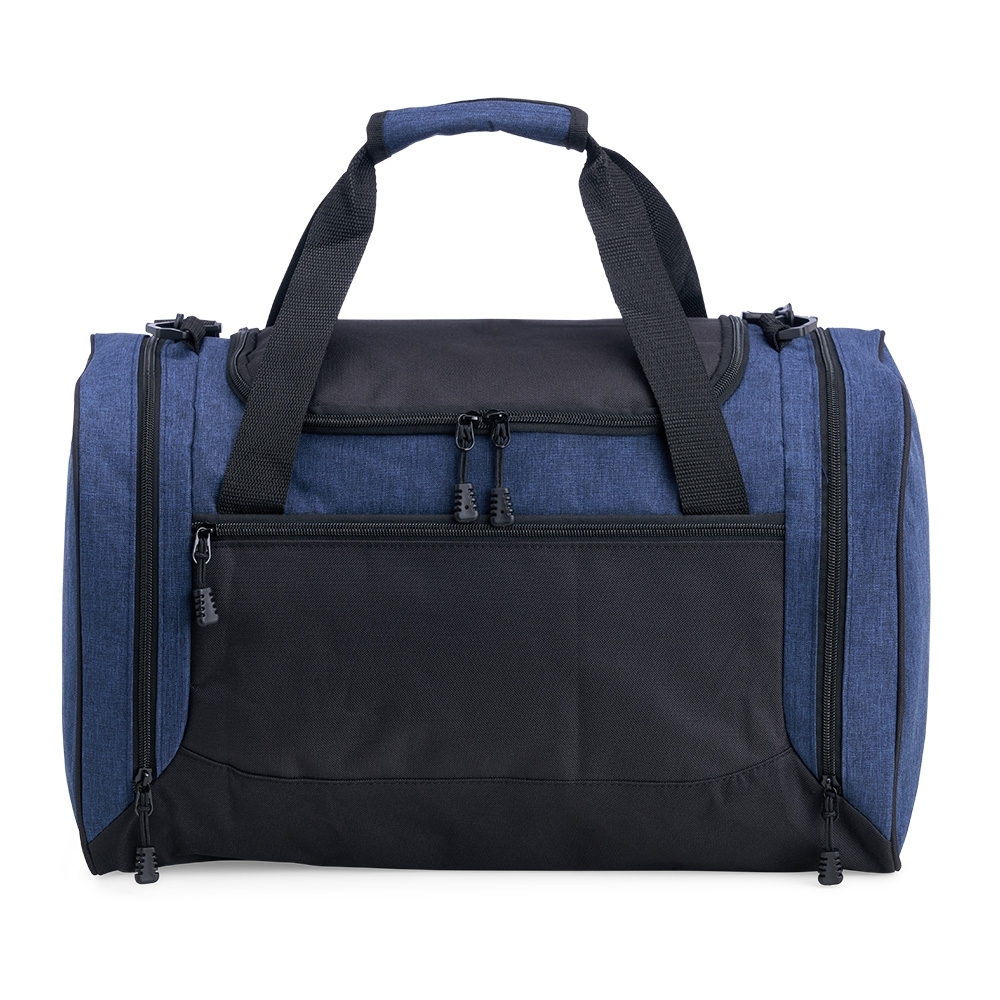 Bolsa esportiva 46 litros de nylon com 4 compartimentos personalizada com a logo da empresa