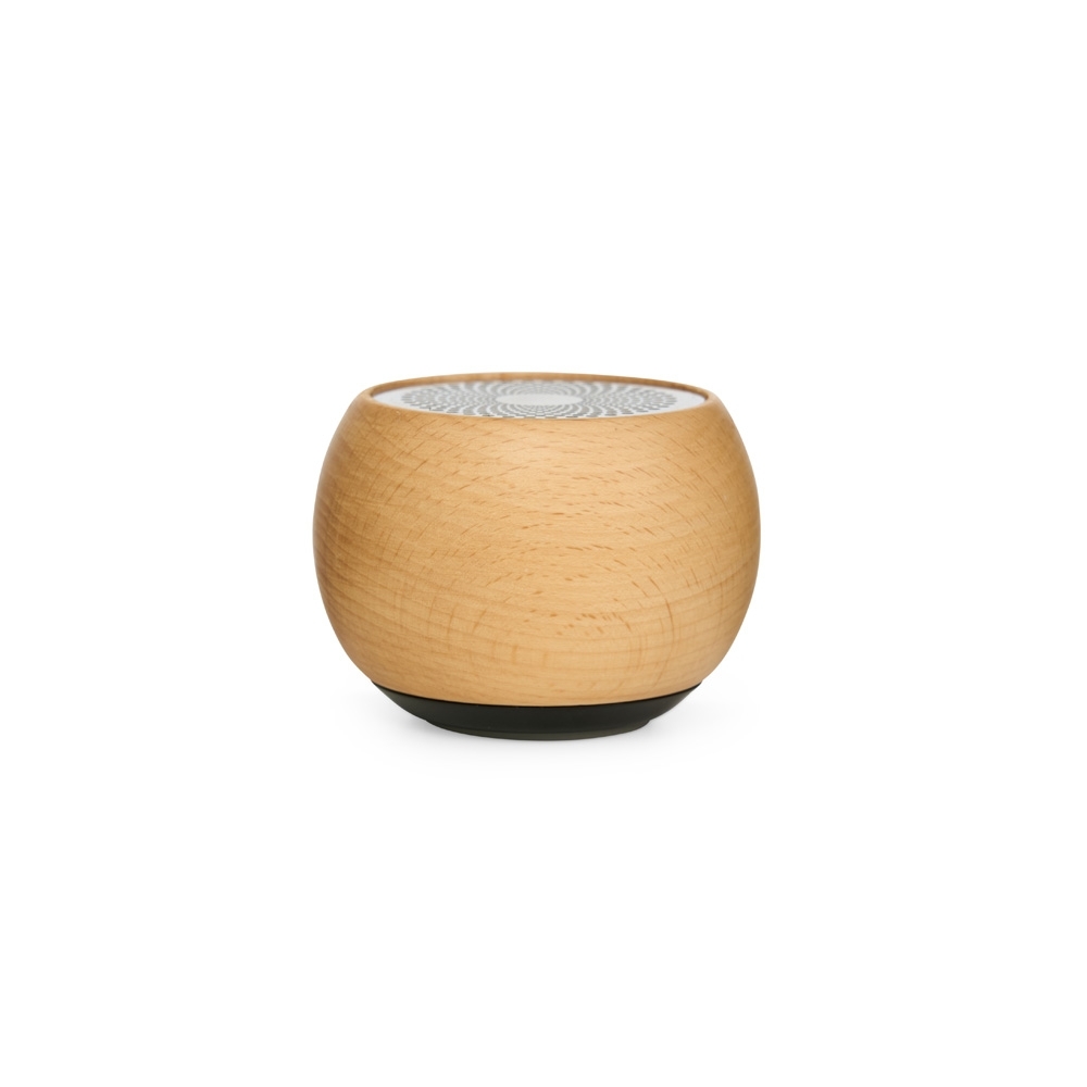 Caixa de som Bluetooth TWS de inox personalizada com a logo da empresa