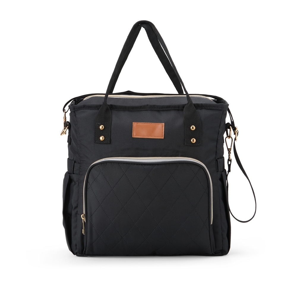 Bolsa térmica 17 litros na cor Preto, personalizada com a logo da empresa