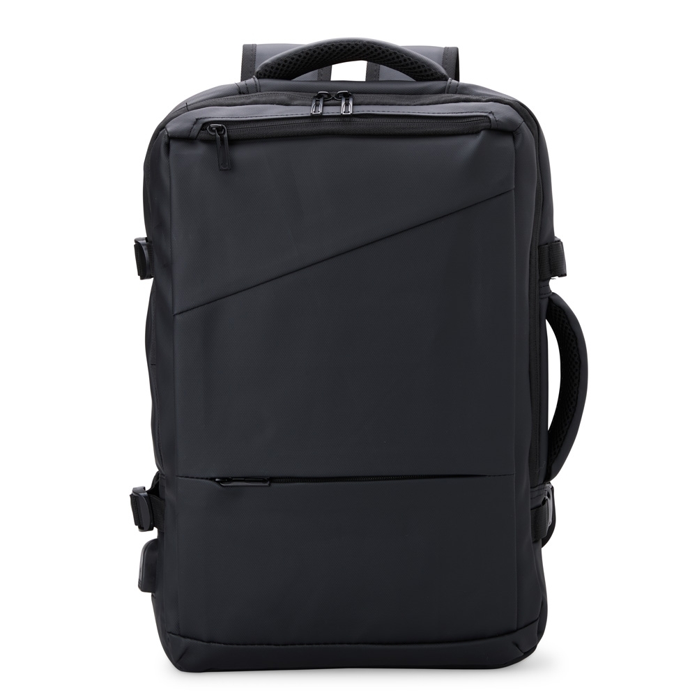 Mochila de couro sintético 36 litros personalizada com a logo da empresa