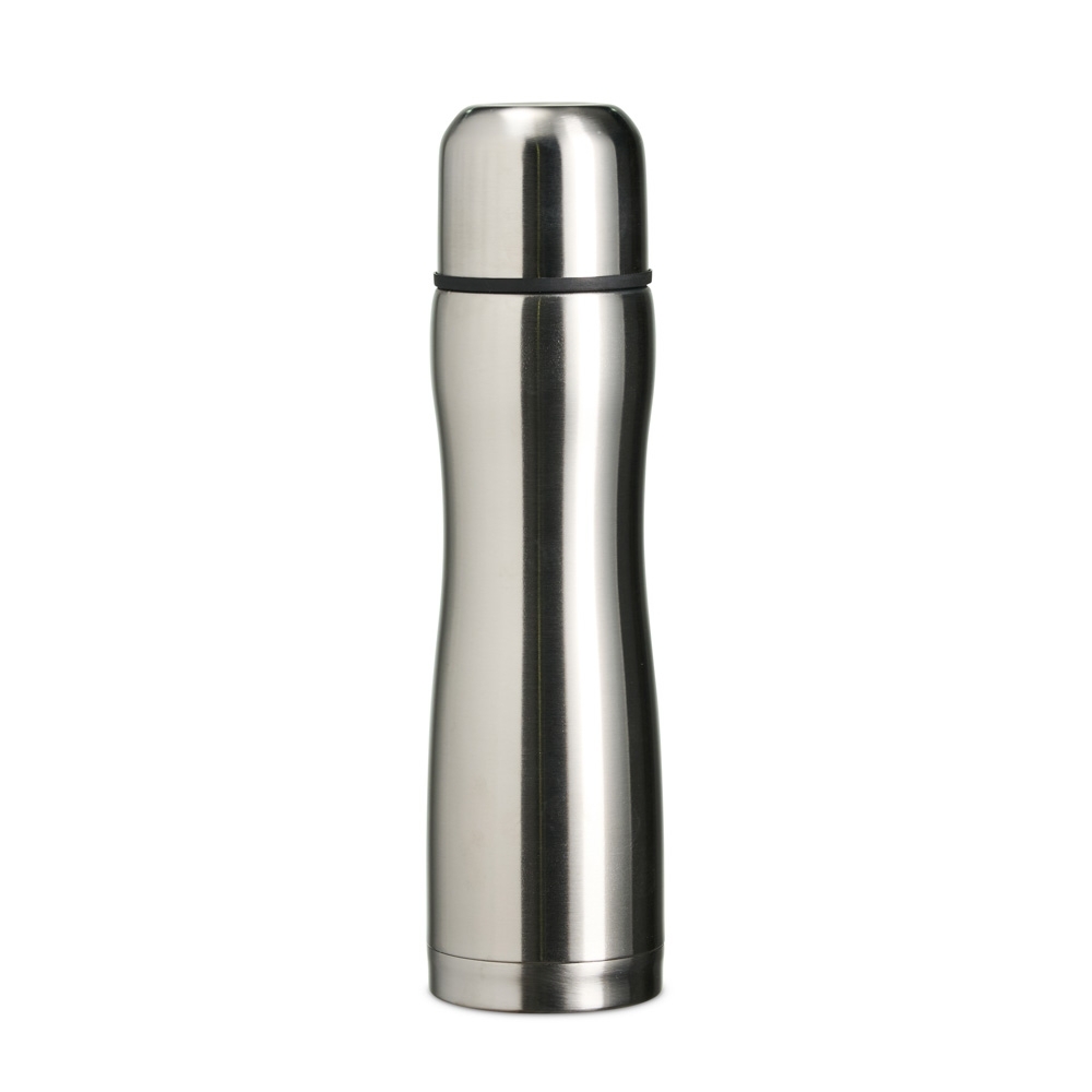 Garrafa térmica inox 700 ml na cor Inox, personalizada com a logo da empresa