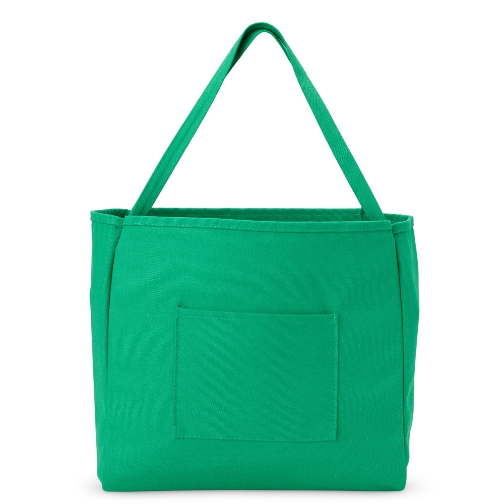 Sacola de lona 20 litros impermeável na cor Verde, personalizada com a logo da empresa