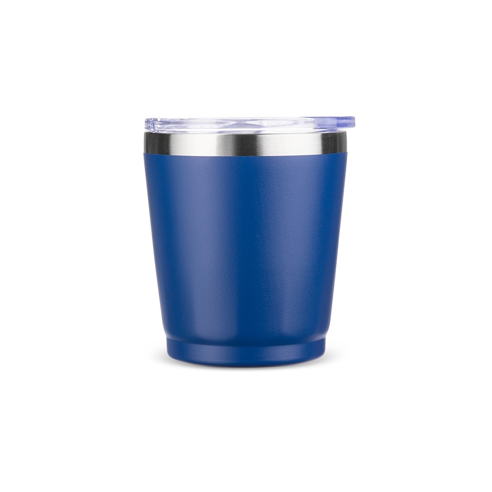 Copo térmico 200 ml de inox personalizado com a logo da empresa