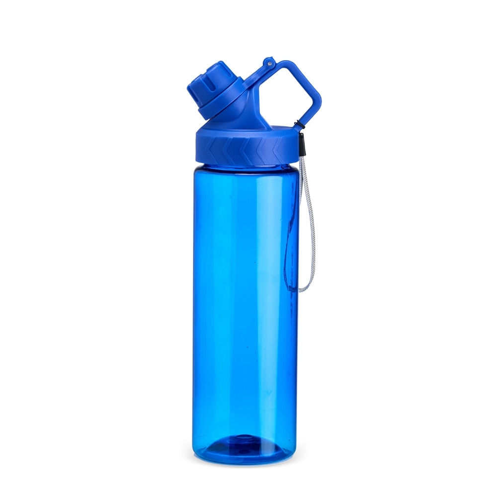 Squeeze plástico 750 ml com alça personalizado com a logo da empresa