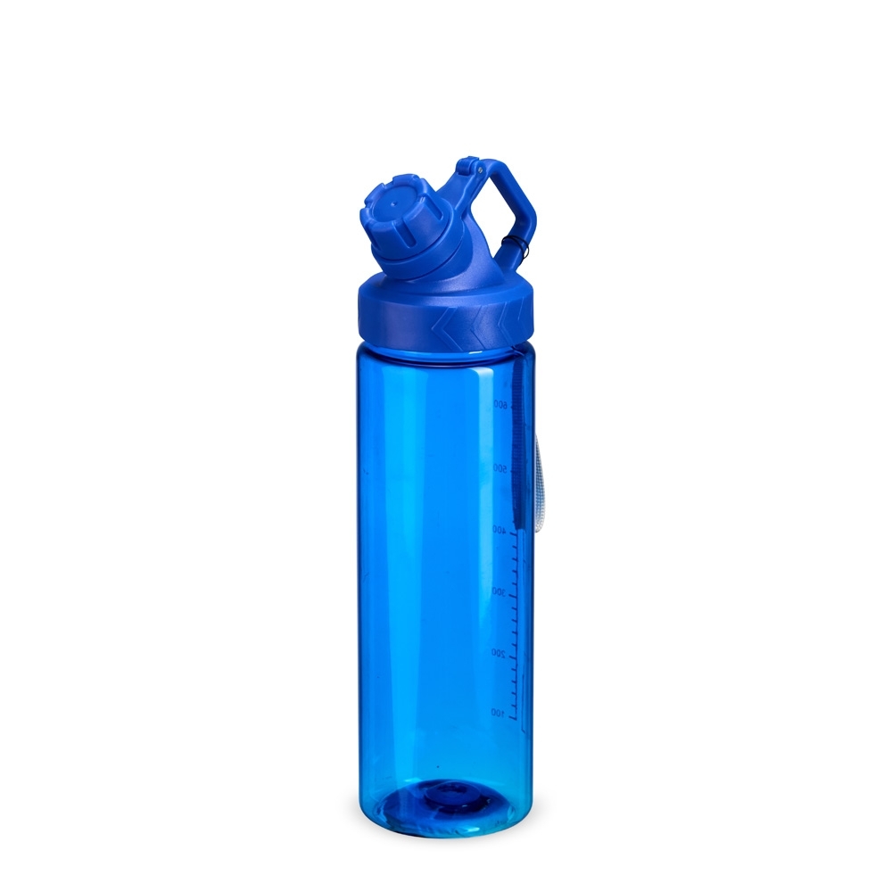 Squeeze plástico 750 ml com alça sem BPA personalizado com a logo da empresa
