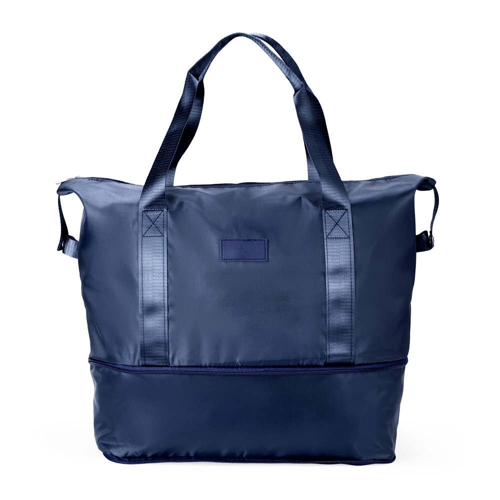 Bolsa esportiva poliéster expansível 36 litros impermeável personalizada com a logo da empresa