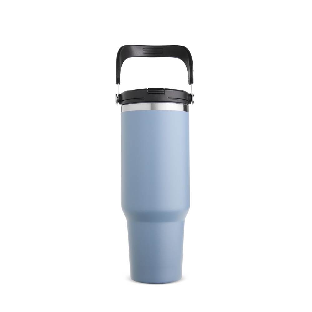 Copo térmico 1,25 litro de inox personalizado com a logo da empresa