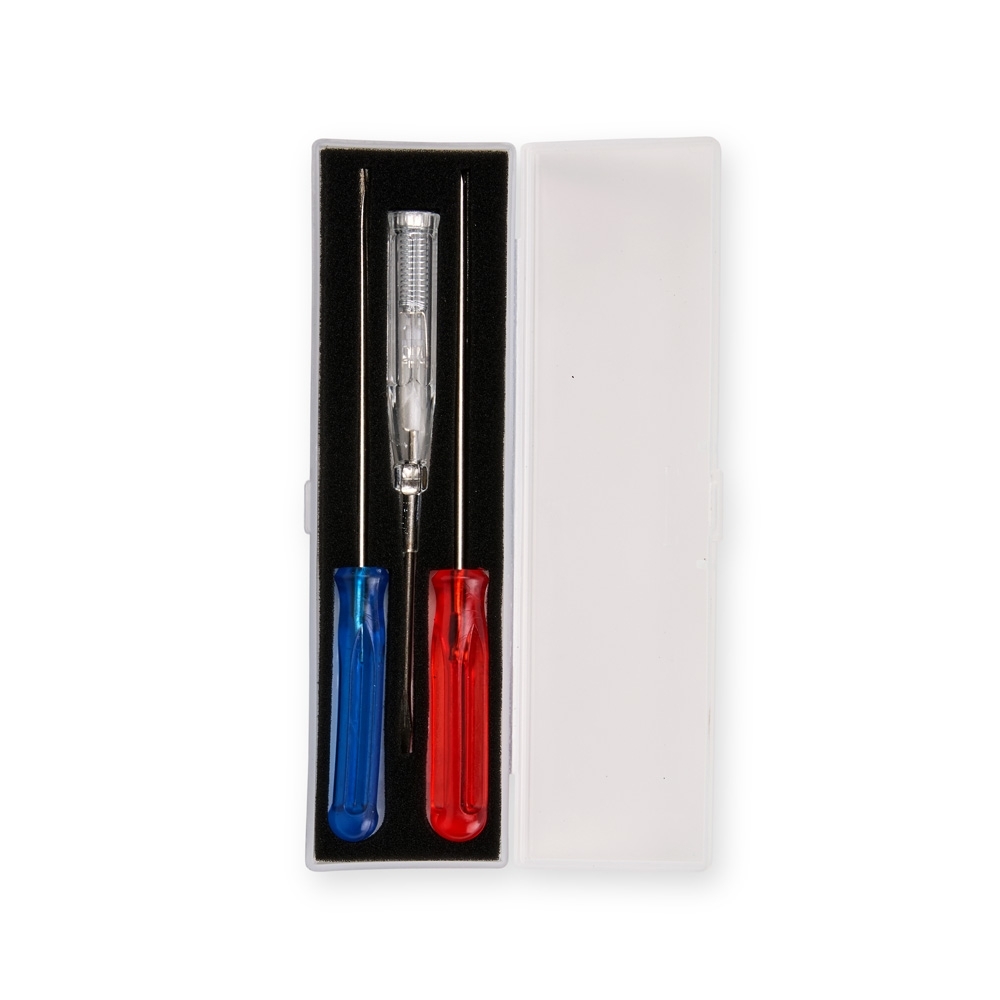 Kit ferramentas 3 peças personalizado com a logo da empresa