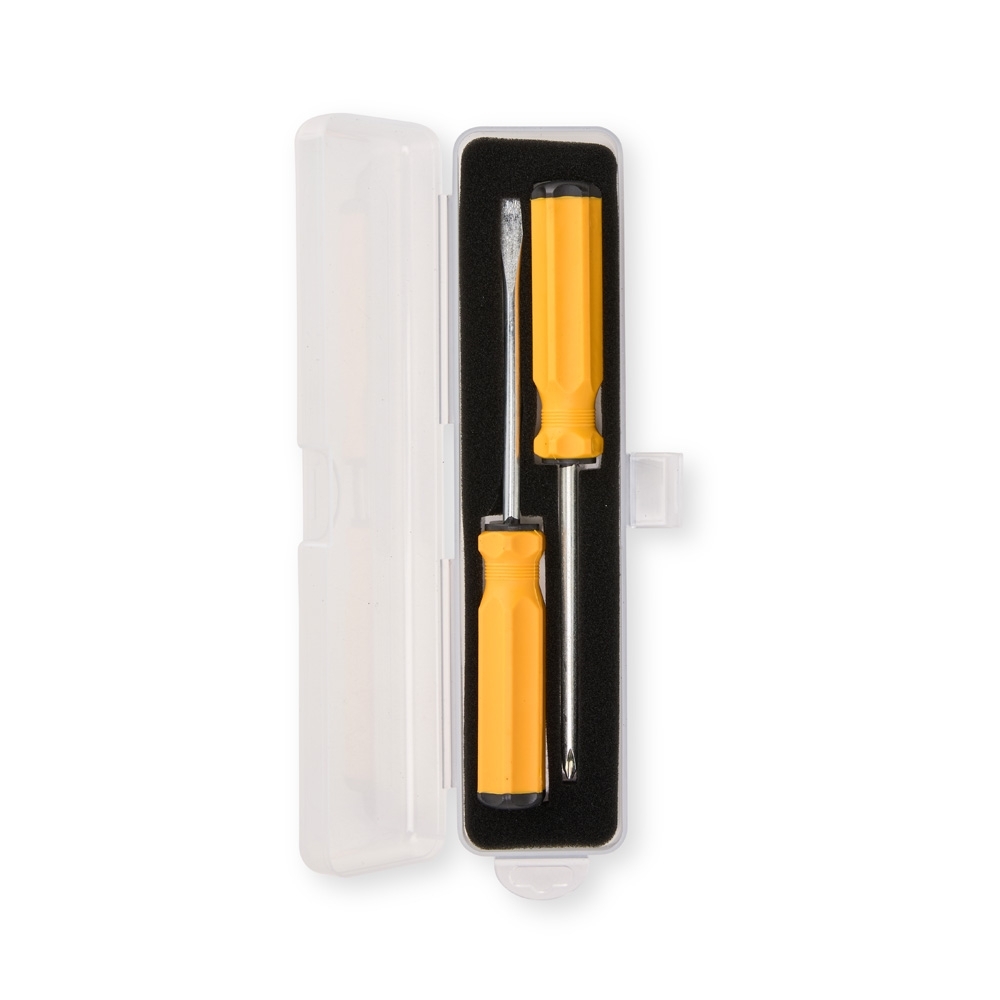 Kit ferramentas 2 peças personalizado com a logo da empresa