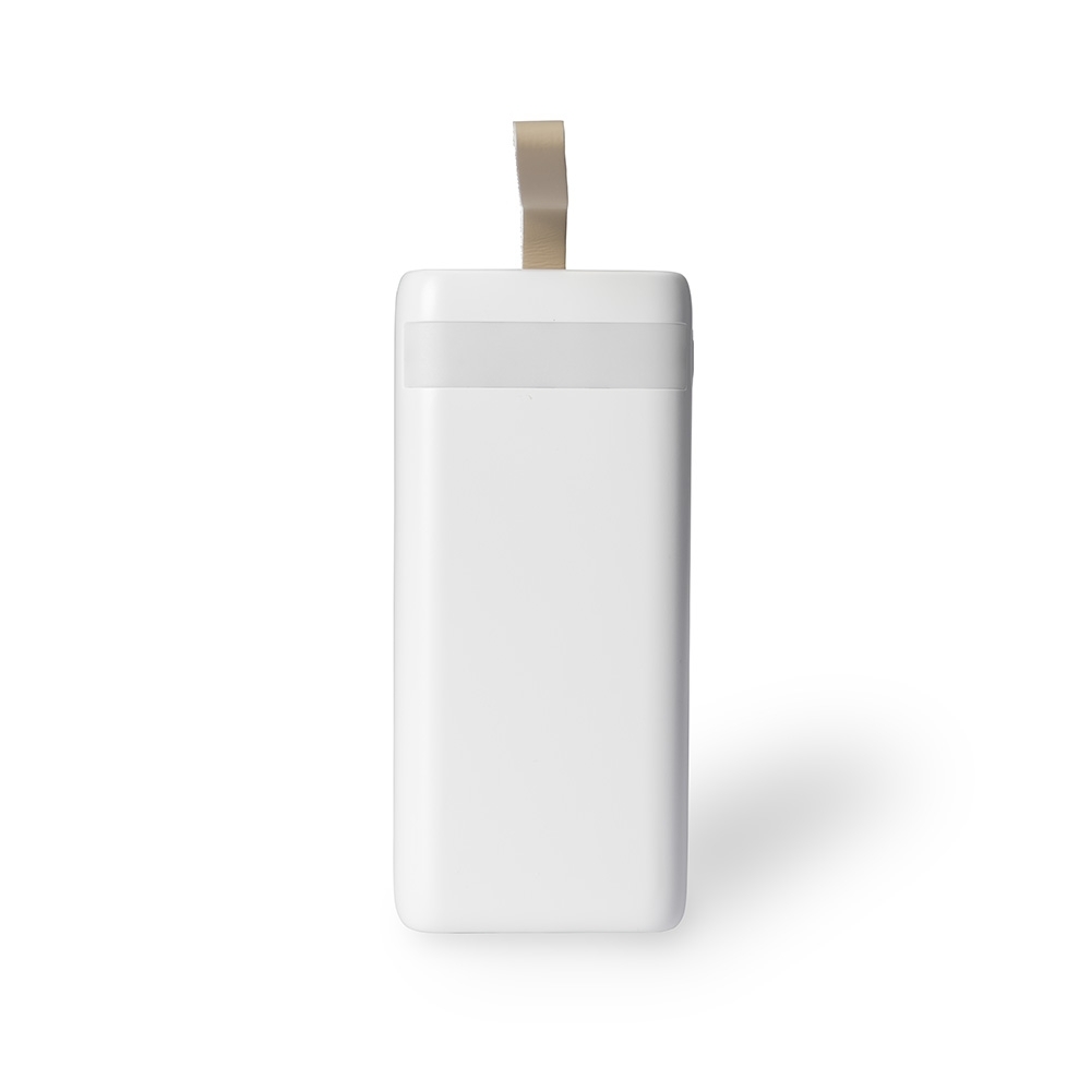 Power bank 20.000 mAh de plástico com lanterna e multissaídas, foto 1