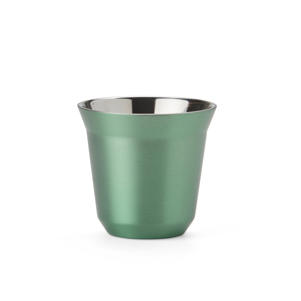 Copo parede dupla 80 ml de inox