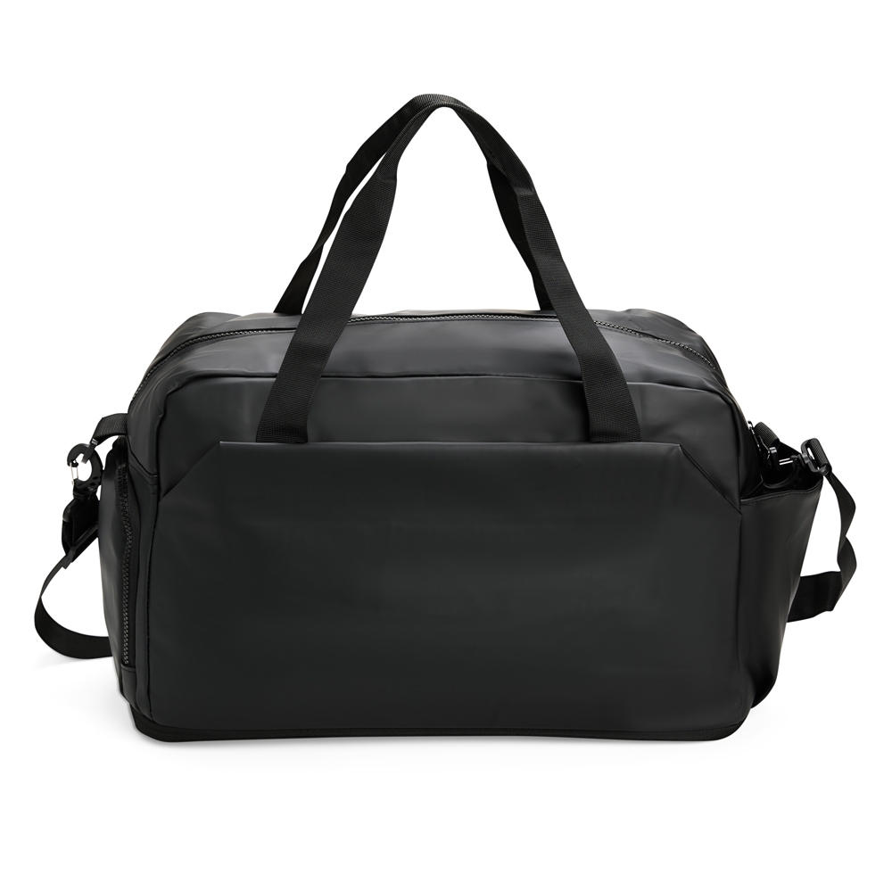 Bolsa de couro sintético 44 litros impermeável com 3 compartimentos personalizada com a logo da empresa