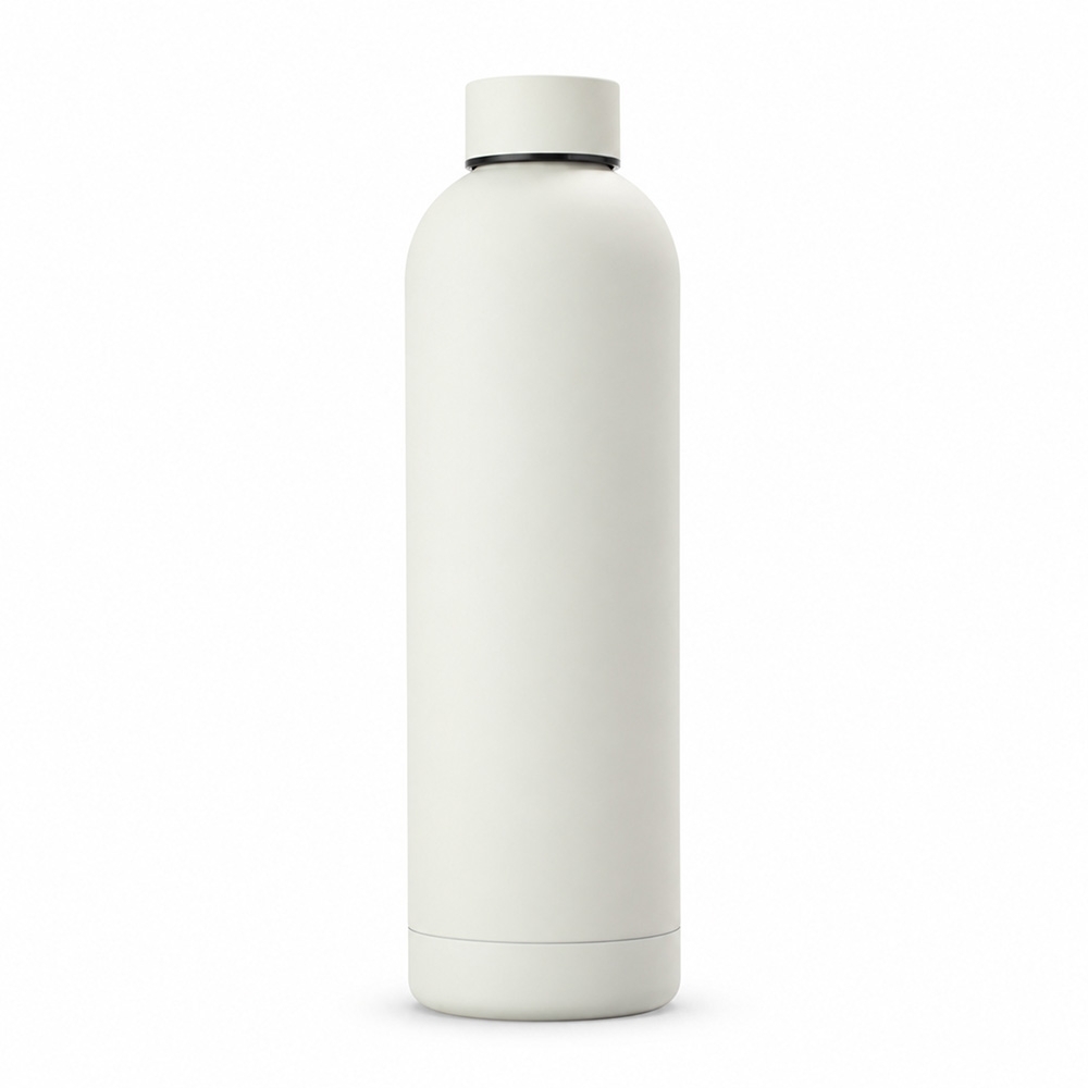 Garrafa inox 750 ml de parede dupla emborrachada, foto 2