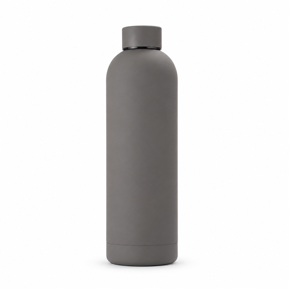 Garrafa inox 750 ml de parede dupla emborrachada, foto 3
