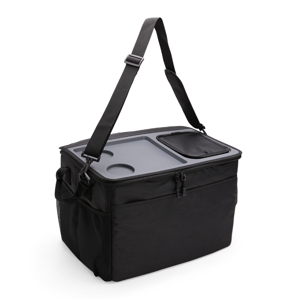 Bolsa térmica 33 litros de poliéster impermeável personalizada com a logo da empresa