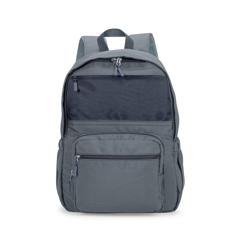 Mochila oxford 23 litros impermeável com 3 bolsos frontais